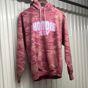 Pink A Boogie w Hoodie Camouflage